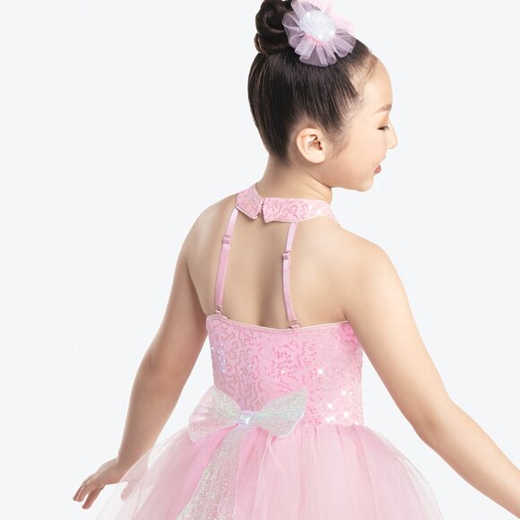 Pink Sequin Tutu Dress - Picture 2 of 6